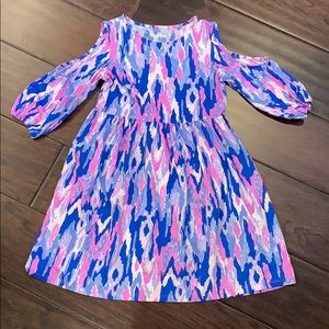 Lilly Pulitzer Size XL 12 14 Cold Shoulder Dress